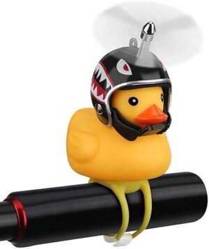 51BS1xZ2ajL._AC_SX425_.jpg Duck Bike Bell Rubber Duck Bicycle Accessories with LED Light Cute Propeller Handlebar Bicycle Horns for Kids Toddler Children Adults Sport Outdoor