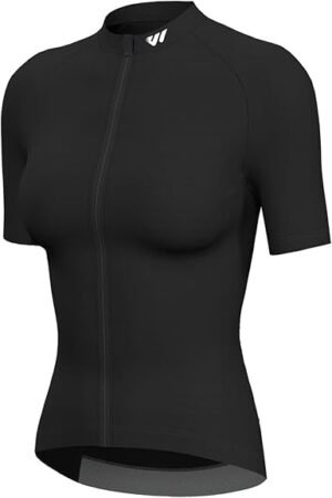 Cycling Jersey Women Long Sleeve Bike Shirts for Women Biking Tops Breathable Cycle Jerseys with 4 Pockets