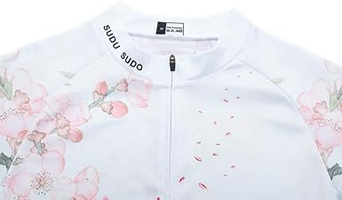 51ed8wysy2L._AC_SX385_.jpg Women Cycling Jersey Long Sleeve Winter Bike Biking Shirts Bicycle Tops Full Zipper