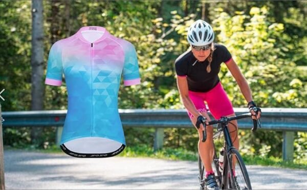 61GET662rL._AC_SX679_.jpg Cycling Jersey Women Road Mountain Ladies Bike Shirt Bicycle Biking Tops