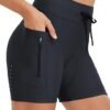 61pbbYpaCwL._AC_SX342_.jpg Women 4D Padded Bike Shorts High Waisted Cycling Underwear Zipper Pockets for Bicycle Biking Cycle