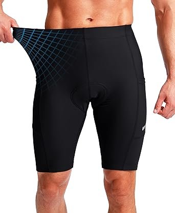 71WdLRrCA3L._AC_SX342_.jpg Men Bike Shorts 3D Padded Cycling Road Biking Mountain Riding Biker Bicycle UPF 50 Cycle Shorts Zipper Pockets