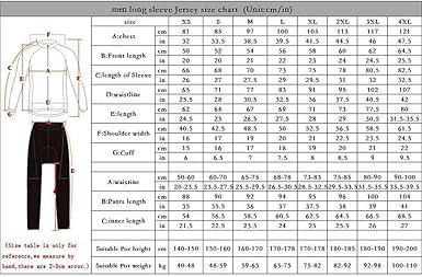 71tmTR1jCGL._AC_SX385_.jpg MenCycling Jersey Set Long Sleeve Cycling Clothing Road Bike