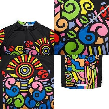 71uK75sunL._AC_SX385_.jpg Women Cycling Clothing Set Long Sleeve Road Bike Shirt Cycling Jersey Bicycle Pants with Gel Padded