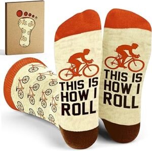 81pZii8pPbL._AC_SX385_.jpg VICRAZY Hiking, Cycling, Camping Socks for Men, Women - Hiking, Bicycle, Camping, Bike Accessories, Stocking Stuffers